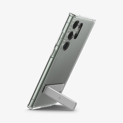 ACS05622 - Galaxy S23 Ultra Case Ultra Hybrid S in crystal clear showing the back